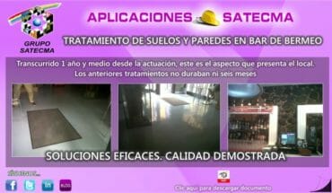 Tratamiento suelos Satecma Rehabilitaciones Técnicas