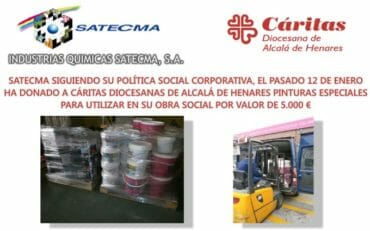 Pintura para obra social cáritas