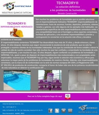 Satecma Rehabilitaciones Técnicas tecmadry