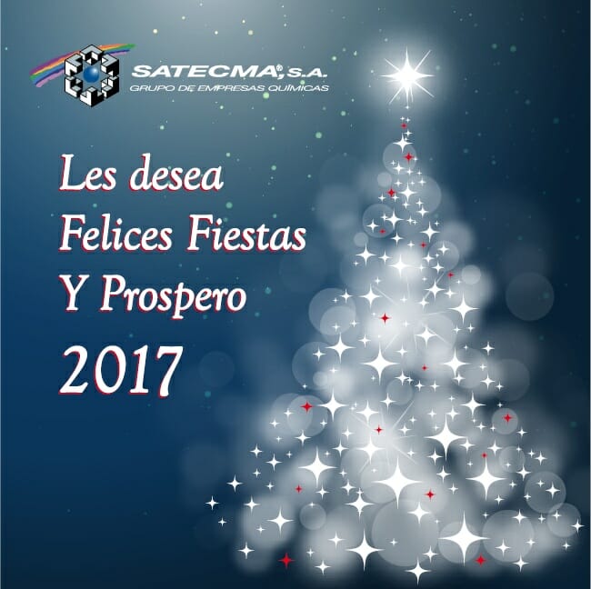 SATECMA les desea Felices Fiestas y Próspero 2017