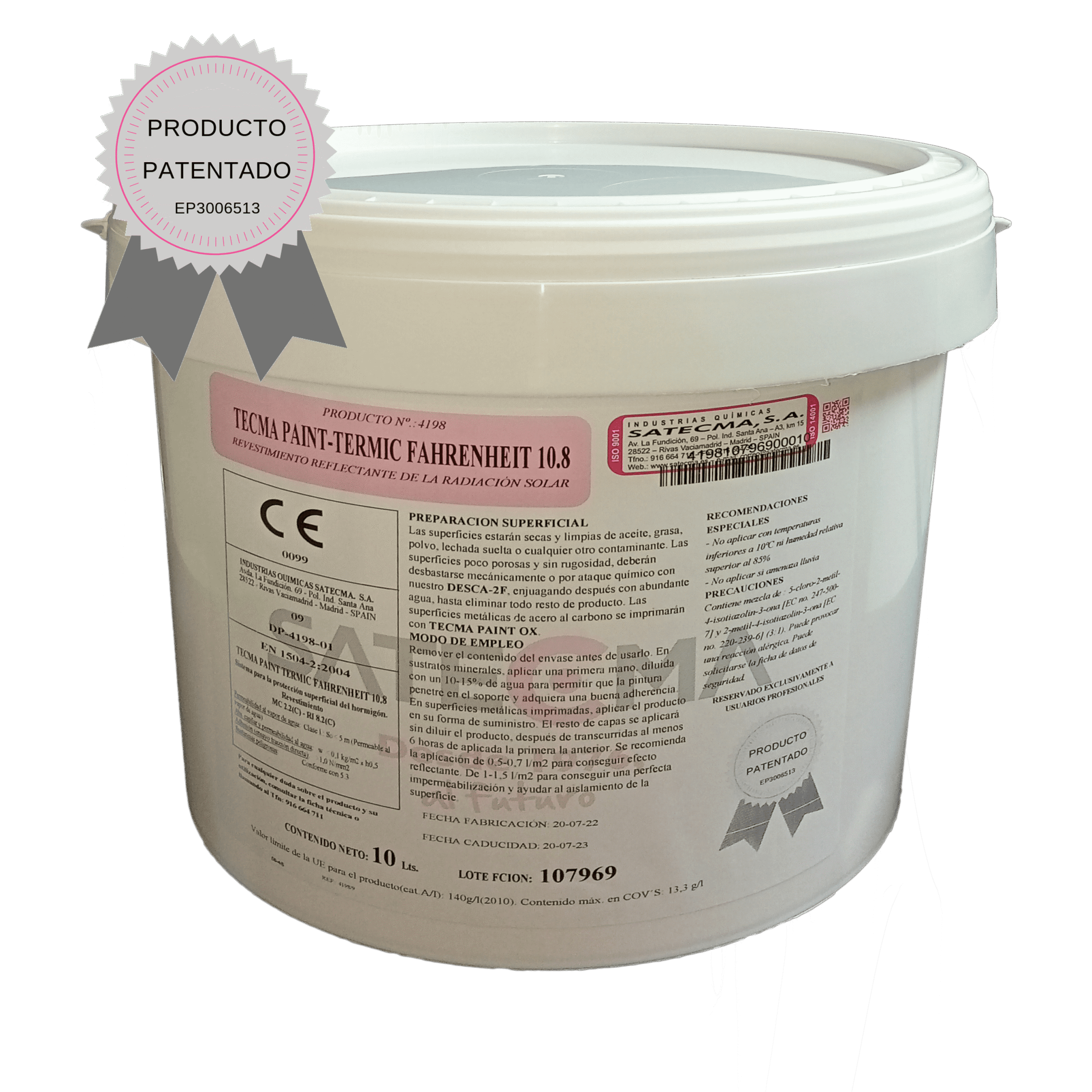 impermeabilizante TECMA PAINT TERMIC FAHRENHEIT