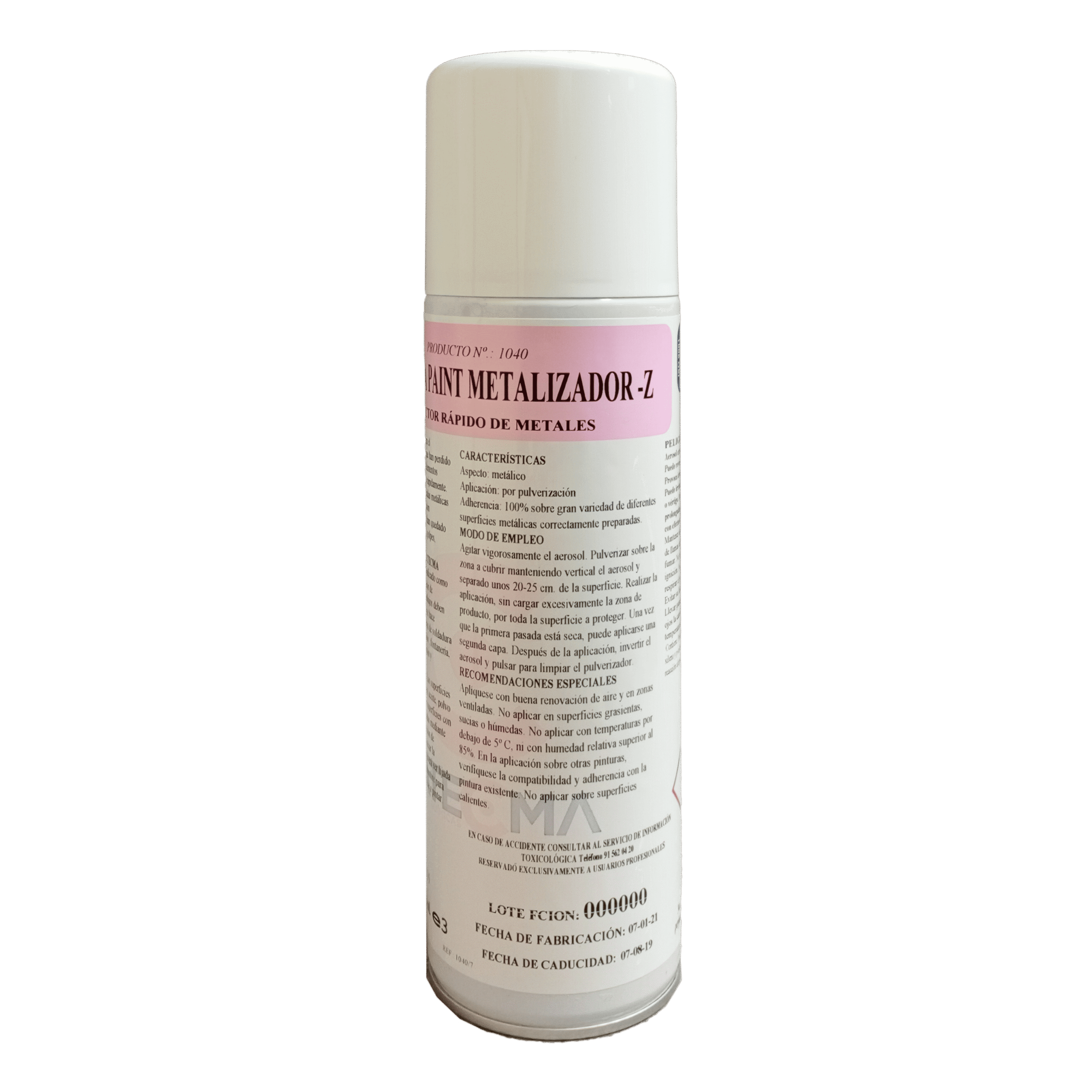 aer. metalizador Z, protector metales