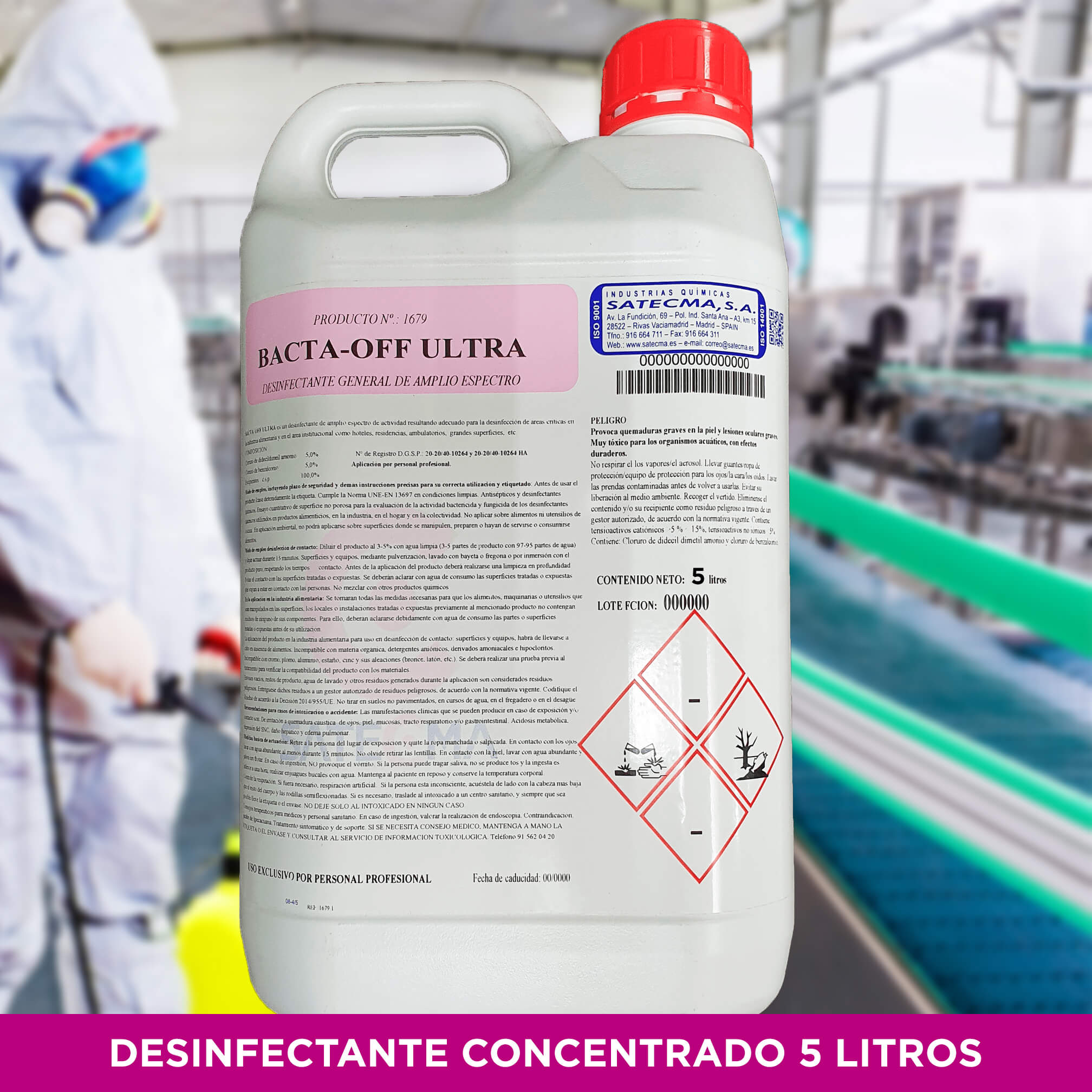 desinfectante concentrado