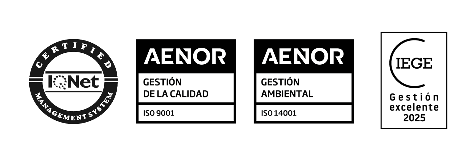 AENOR, IQNET et autres certifications de SATECMA