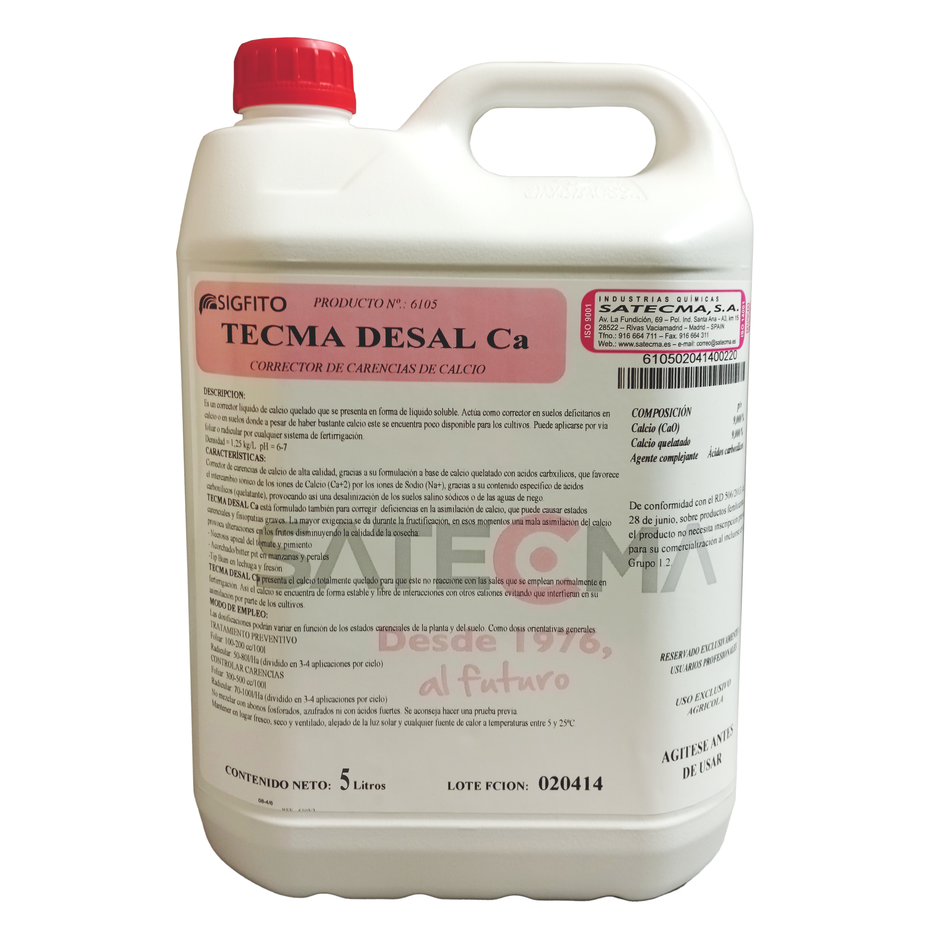 6105 Tecma DESAL Ca Tecma DESAL Ca