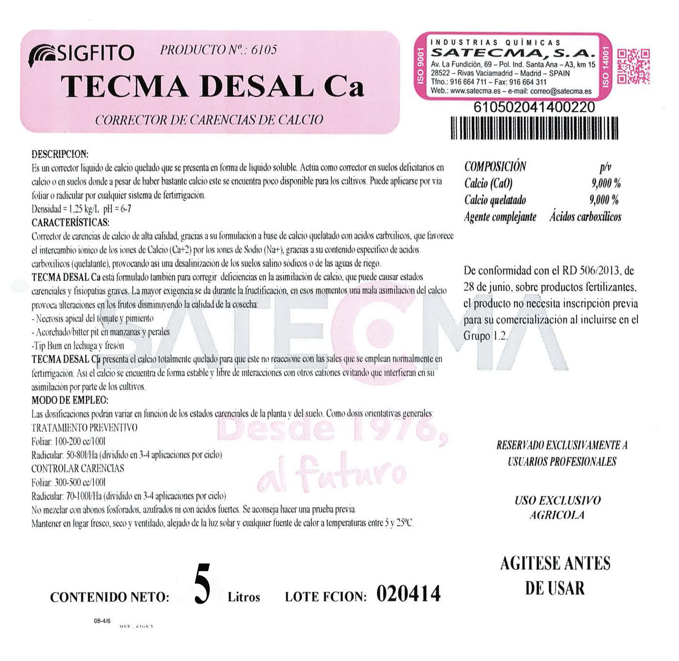 6105 Tecma DESAL Ca_etq