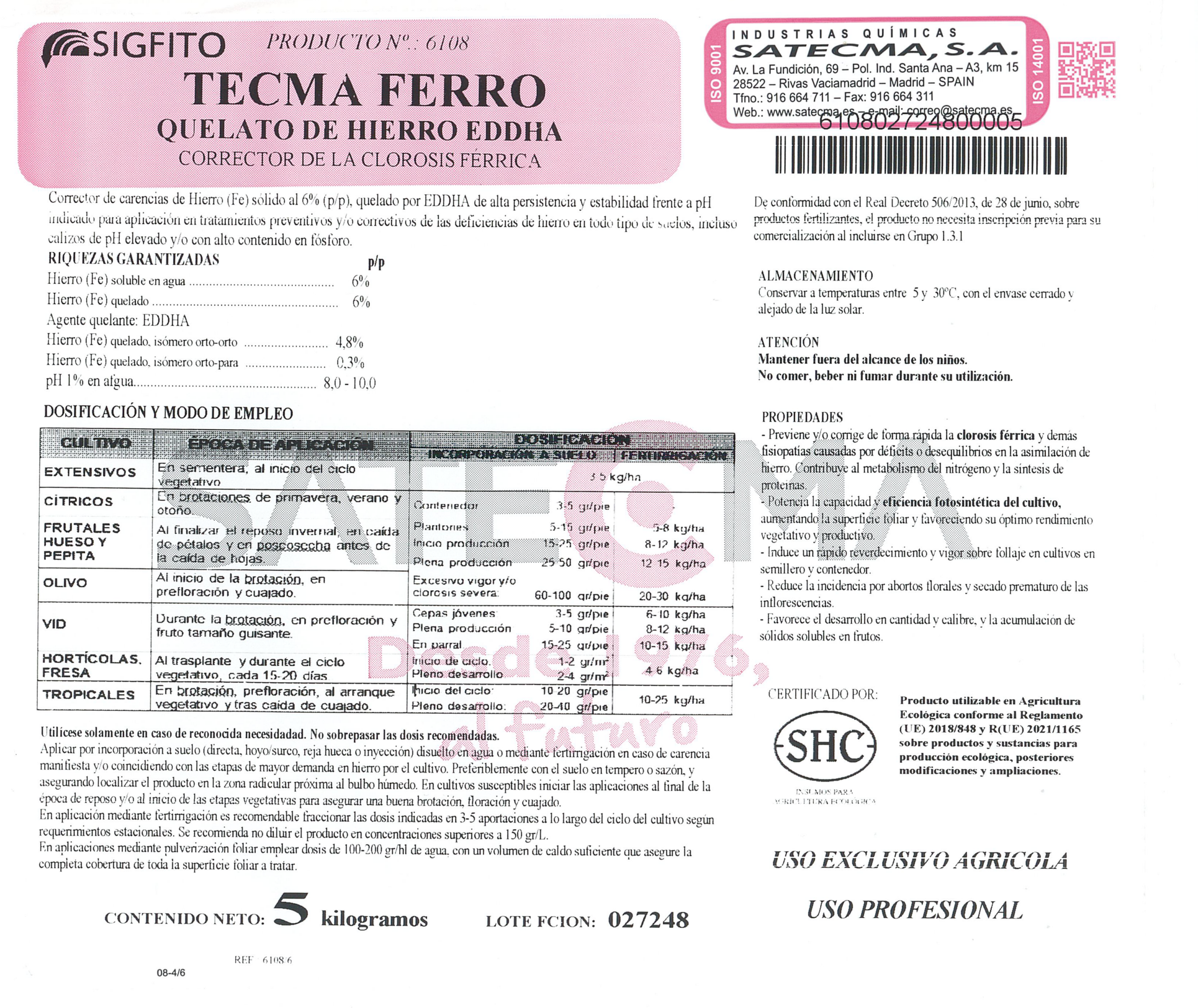 TECMA FERRO - Imagen 2